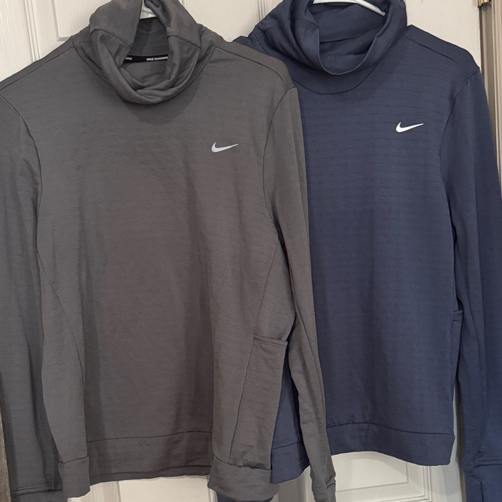 Nike Dual Pack Gray and Blue Hoodies